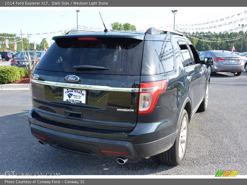 Dark Side / Medium Light Stone 2014 Ford Explorer XLT