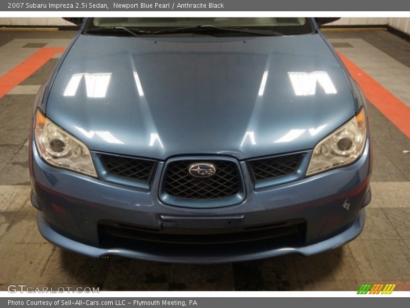 Newport Blue Pearl / Anthracite Black 2007 Subaru Impreza 2.5i Sedan