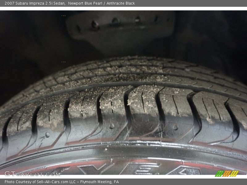 Newport Blue Pearl / Anthracite Black 2007 Subaru Impreza 2.5i Sedan