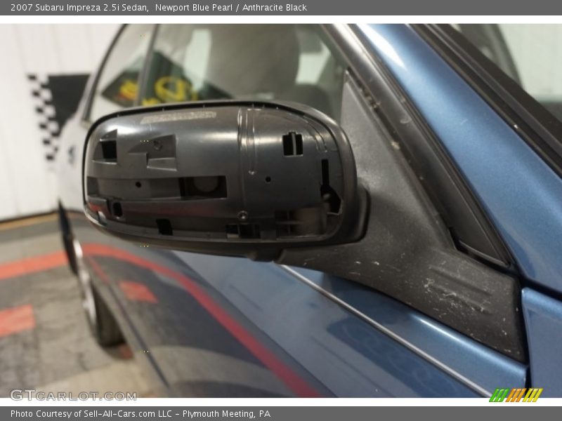 Newport Blue Pearl / Anthracite Black 2007 Subaru Impreza 2.5i Sedan