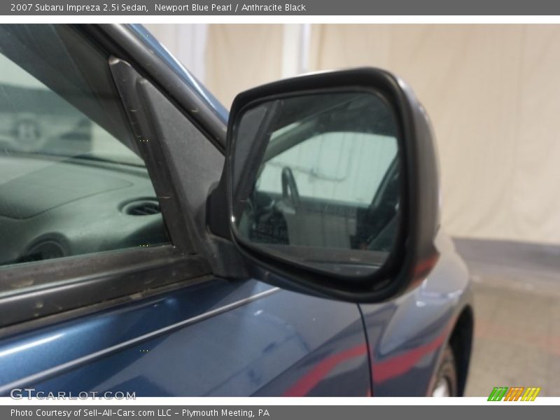 Newport Blue Pearl / Anthracite Black 2007 Subaru Impreza 2.5i Sedan