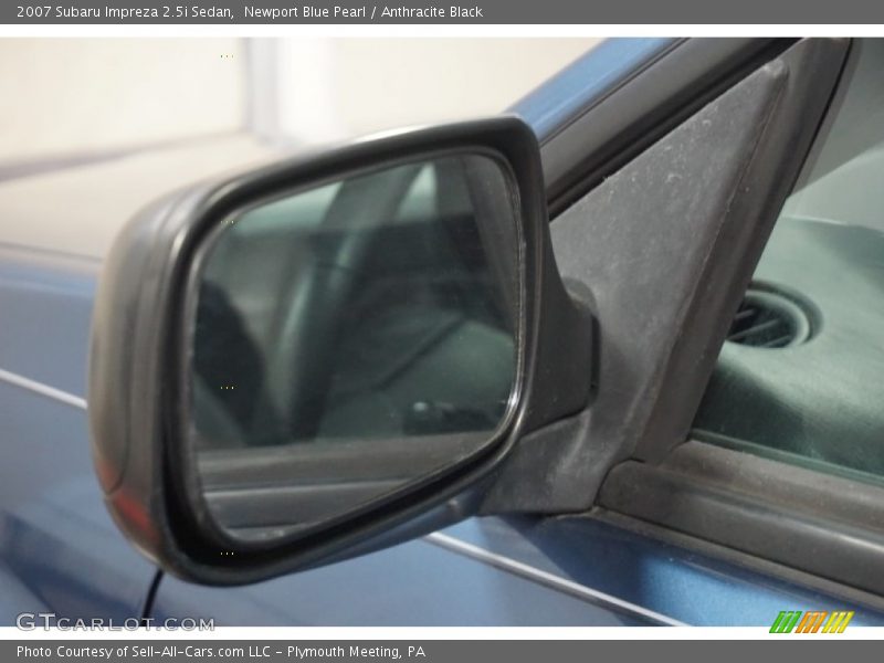 Newport Blue Pearl / Anthracite Black 2007 Subaru Impreza 2.5i Sedan