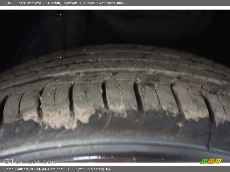 Newport Blue Pearl / Anthracite Black 2007 Subaru Impreza 2.5i Sedan
