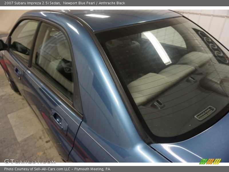Newport Blue Pearl / Anthracite Black 2007 Subaru Impreza 2.5i Sedan