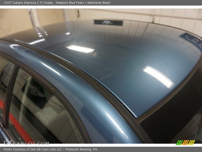 Newport Blue Pearl / Anthracite Black 2007 Subaru Impreza 2.5i Sedan
