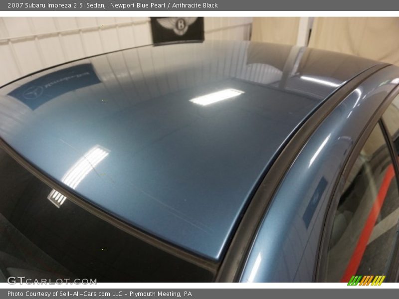 Newport Blue Pearl / Anthracite Black 2007 Subaru Impreza 2.5i Sedan