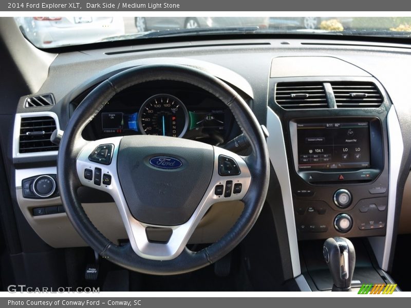 Dark Side / Medium Light Stone 2014 Ford Explorer XLT