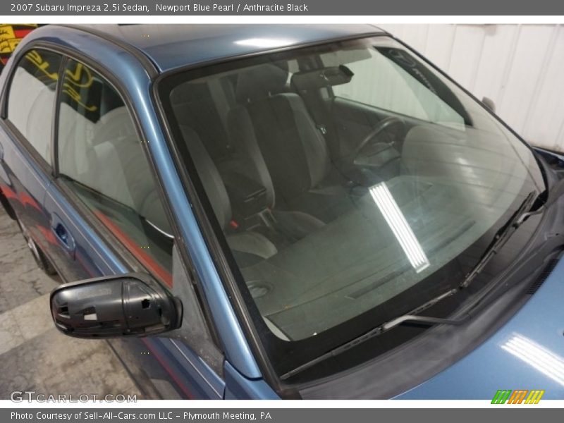 Newport Blue Pearl / Anthracite Black 2007 Subaru Impreza 2.5i Sedan