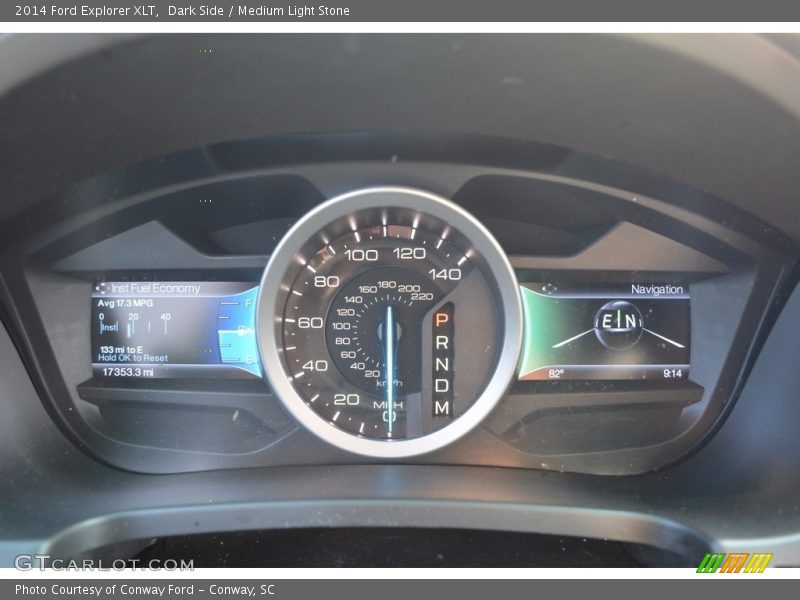 Dark Side / Medium Light Stone 2014 Ford Explorer XLT