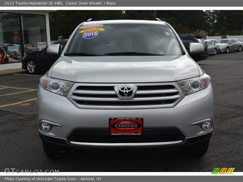 Classic Silver Metallic / Black 2013 Toyota Highlander SE 4WD