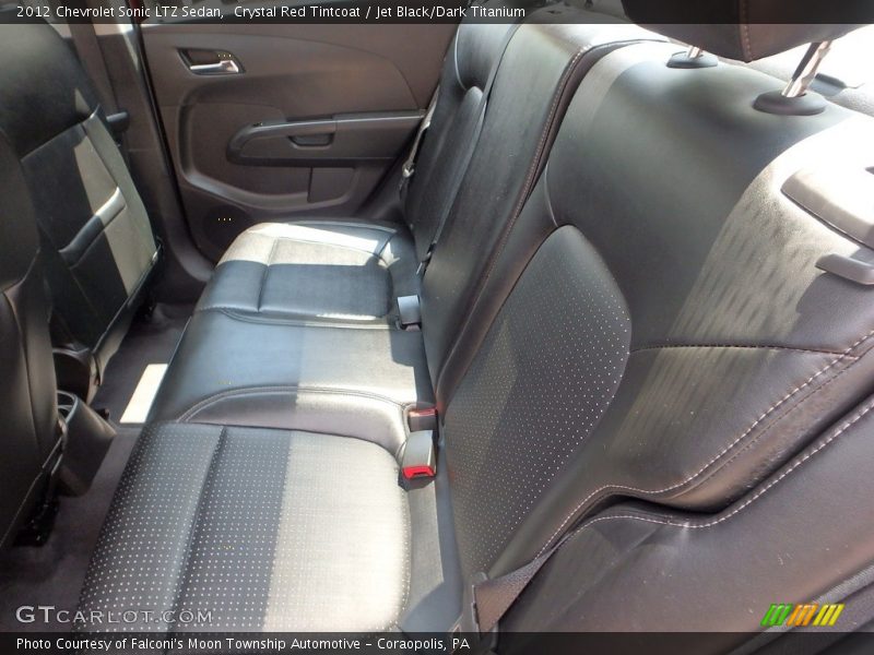 Crystal Red Tintcoat / Jet Black/Dark Titanium 2012 Chevrolet Sonic LTZ Sedan