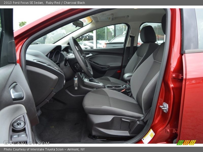 Ruby Red / Charcoal Black 2013 Ford Focus SE Sedan