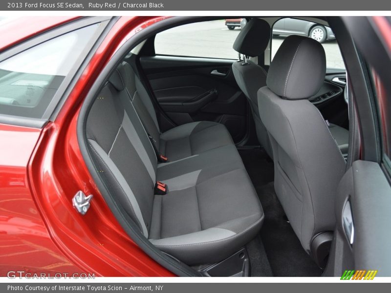 Ruby Red / Charcoal Black 2013 Ford Focus SE Sedan
