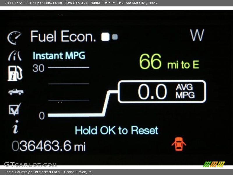 White Platinum Tri-Coat Metallic / Black 2011 Ford F350 Super Duty Lariat Crew Cab 4x4