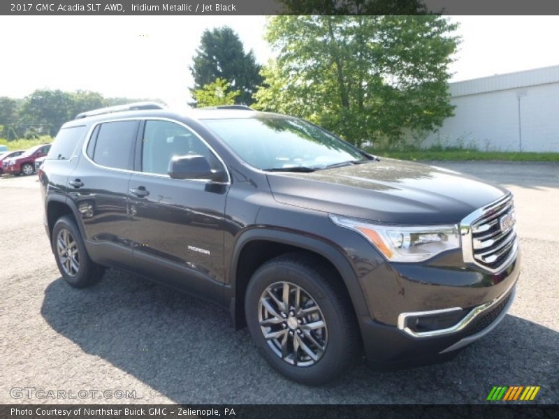 Iridium Metallic / Jet Black 2017 GMC Acadia SLT AWD