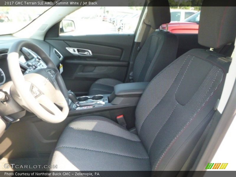 Summit White / Jet Black 2017 GMC Terrain SLE AWD