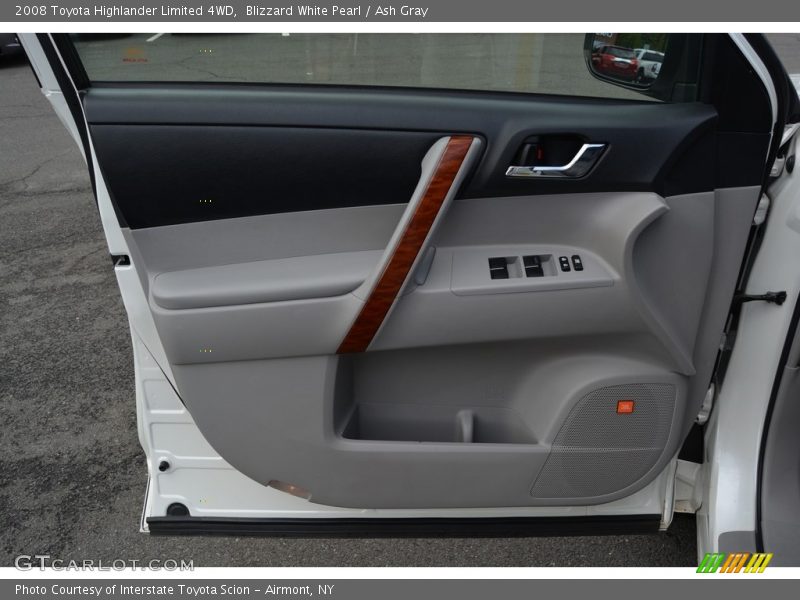 Blizzard White Pearl / Ash Gray 2008 Toyota Highlander Limited 4WD