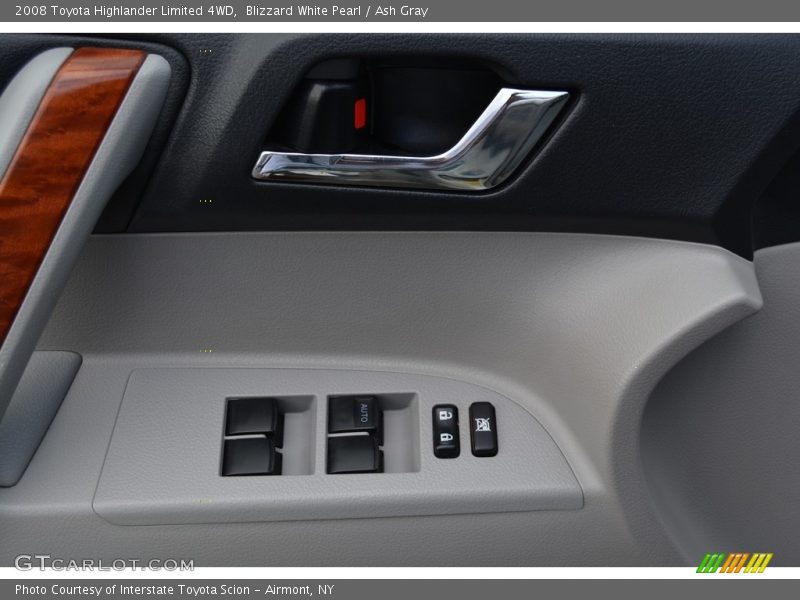 Blizzard White Pearl / Ash Gray 2008 Toyota Highlander Limited 4WD