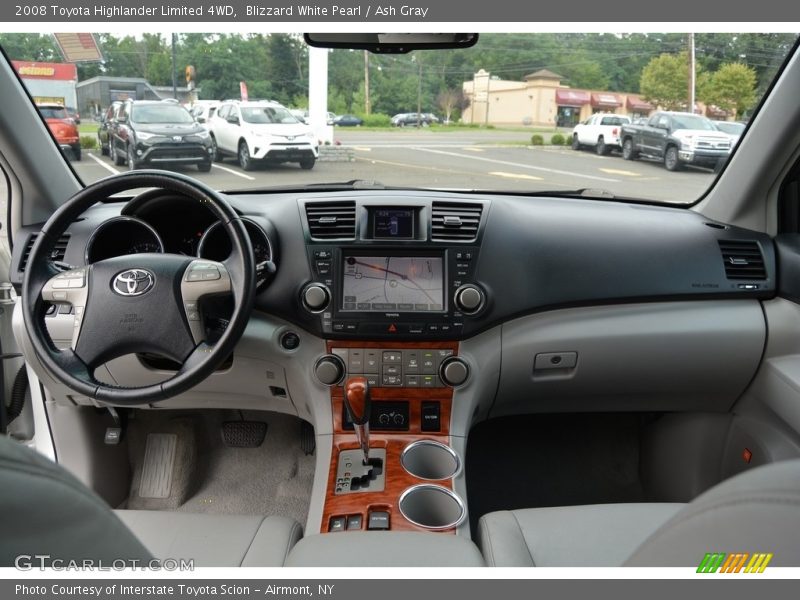 Blizzard White Pearl / Ash Gray 2008 Toyota Highlander Limited 4WD