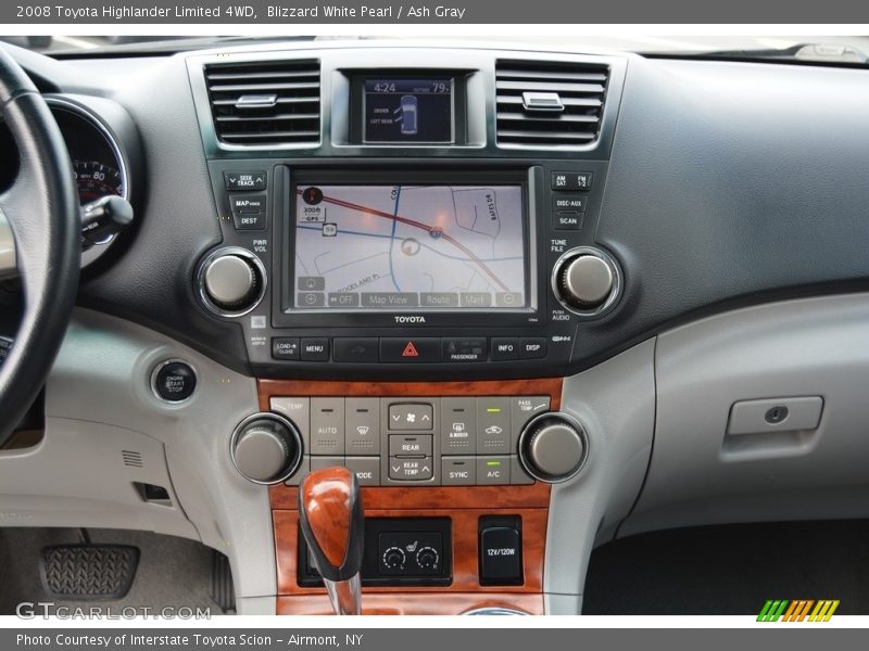 Blizzard White Pearl / Ash Gray 2008 Toyota Highlander Limited 4WD