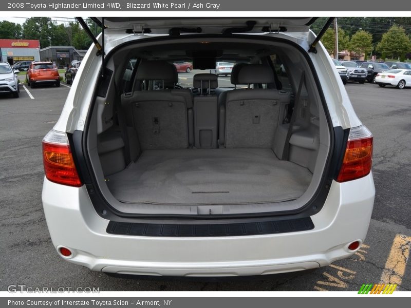 Blizzard White Pearl / Ash Gray 2008 Toyota Highlander Limited 4WD