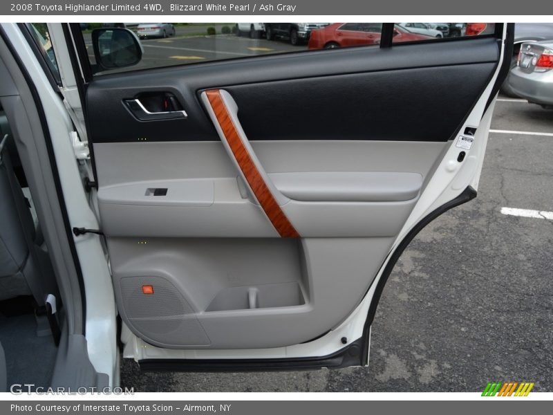 Blizzard White Pearl / Ash Gray 2008 Toyota Highlander Limited 4WD