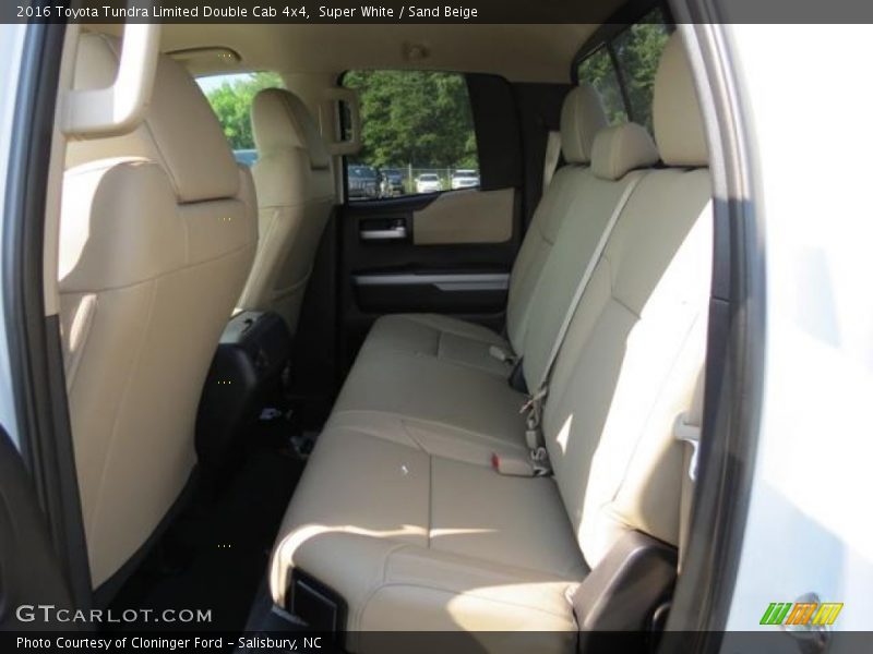Super White / Sand Beige 2016 Toyota Tundra Limited Double Cab 4x4