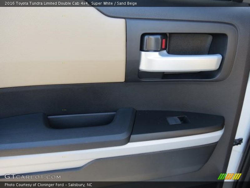 Super White / Sand Beige 2016 Toyota Tundra Limited Double Cab 4x4