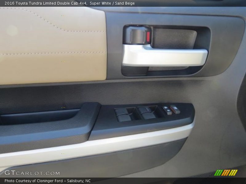 Super White / Sand Beige 2016 Toyota Tundra Limited Double Cab 4x4