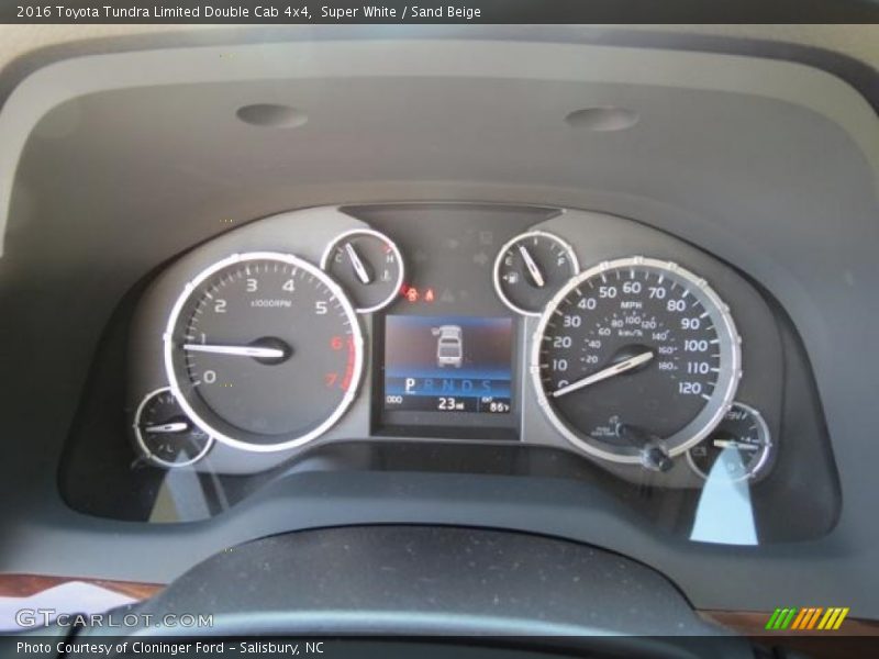 Super White / Sand Beige 2016 Toyota Tundra Limited Double Cab 4x4