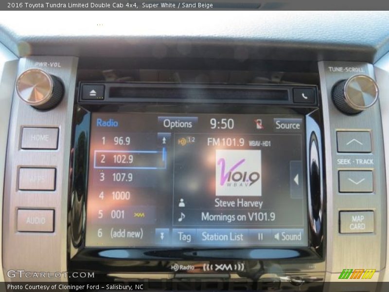 Super White / Sand Beige 2016 Toyota Tundra Limited Double Cab 4x4