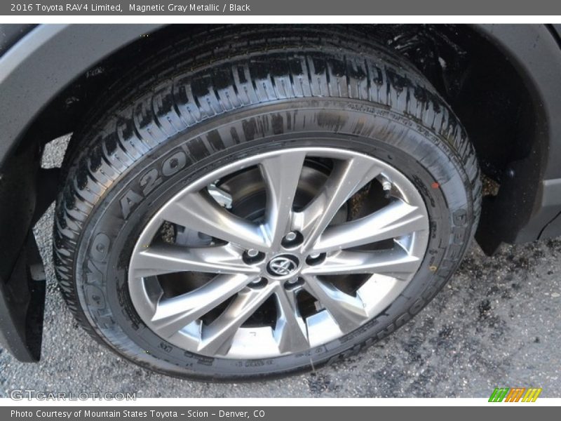 Magnetic Gray Metallic / Black 2016 Toyota RAV4 Limited