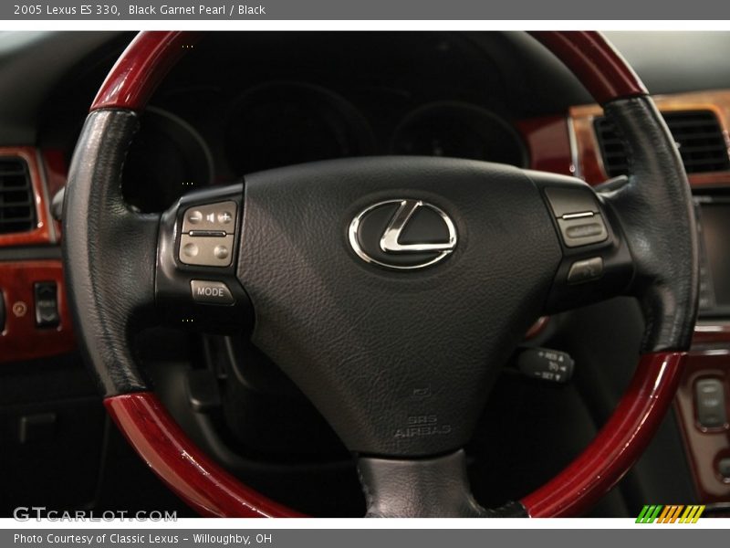 Black Garnet Pearl / Black 2005 Lexus ES 330