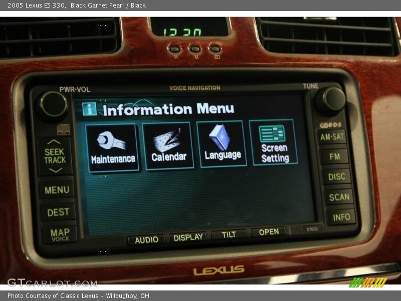 Black Garnet Pearl / Black 2005 Lexus ES 330