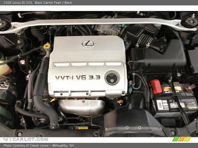 Black Garnet Pearl / Black 2005 Lexus ES 330