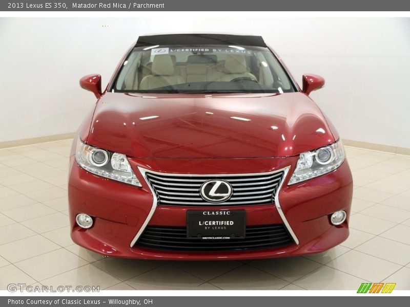 Matador Red Mica / Parchment 2013 Lexus ES 350