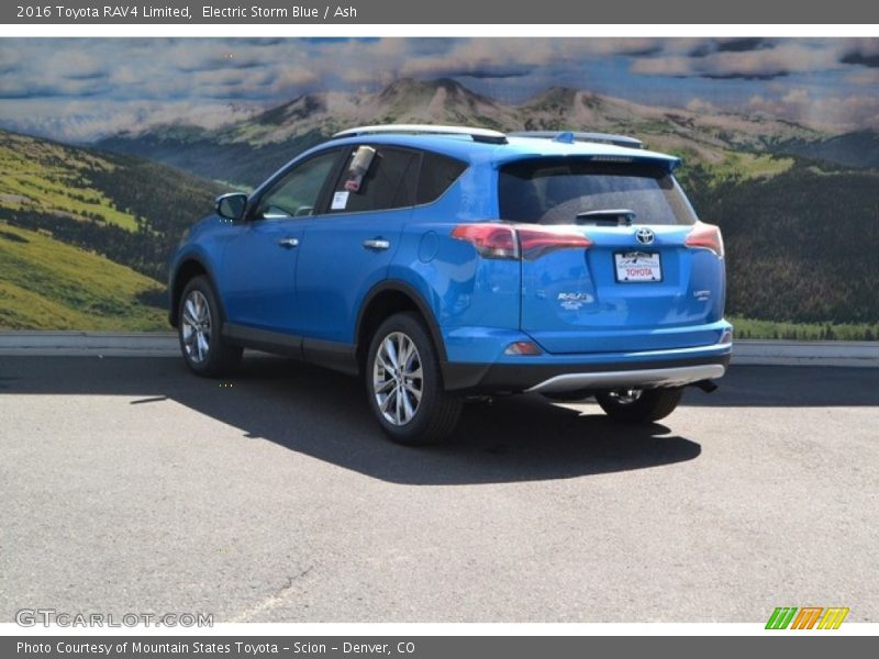 Electric Storm Blue / Ash 2016 Toyota RAV4 Limited