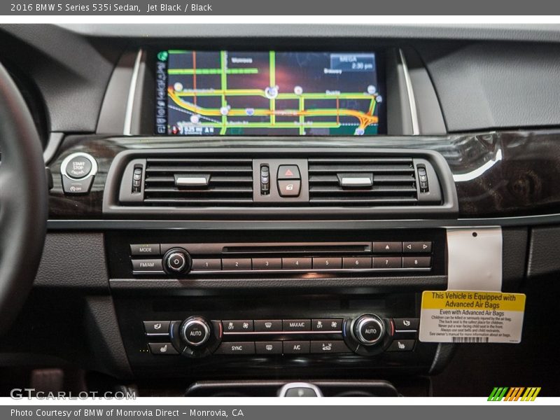 Jet Black / Black 2016 BMW 5 Series 535i Sedan