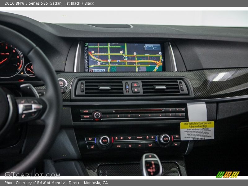 Jet Black / Black 2016 BMW 5 Series 535i Sedan