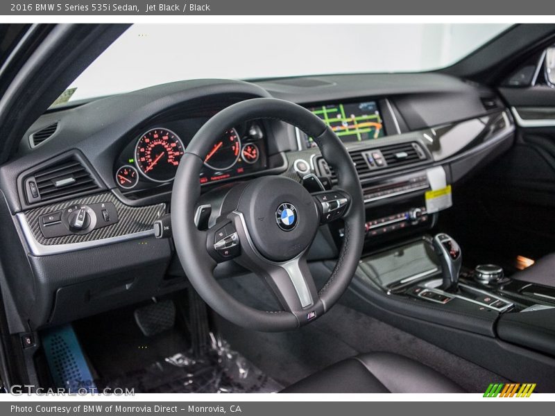Jet Black / Black 2016 BMW 5 Series 535i Sedan