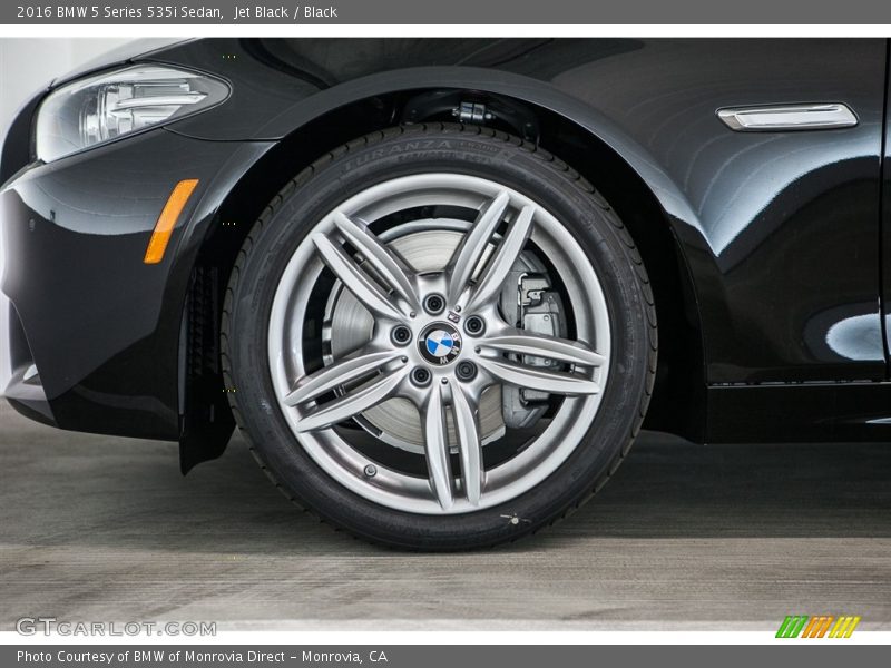 Jet Black / Black 2016 BMW 5 Series 535i Sedan