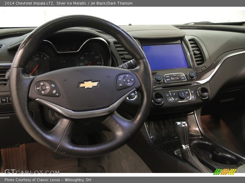 Silver Ice Metallic / Jet Black/Dark Titanium 2014 Chevrolet Impala LTZ
