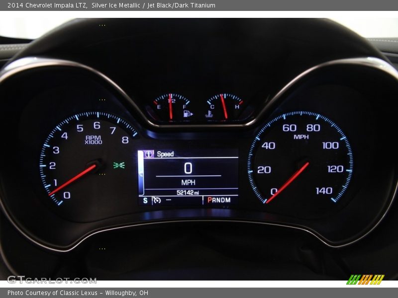 Silver Ice Metallic / Jet Black/Dark Titanium 2014 Chevrolet Impala LTZ