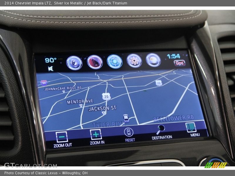 Silver Ice Metallic / Jet Black/Dark Titanium 2014 Chevrolet Impala LTZ