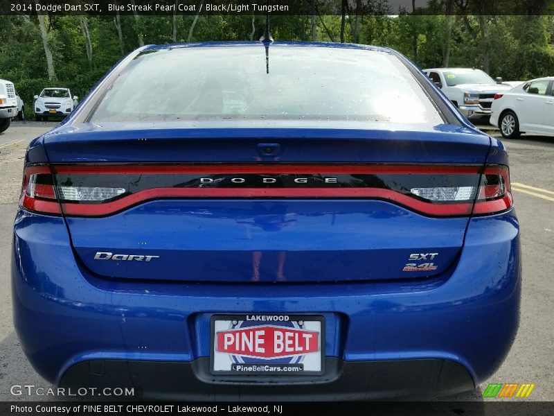 Blue Streak Pearl Coat / Black/Light Tungsten 2014 Dodge Dart SXT