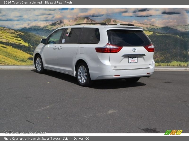 Blizzard Pearl / Ash 2016 Toyota Sienna Limited