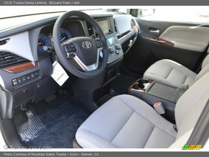 Blizzard Pearl / Ash 2016 Toyota Sienna Limited