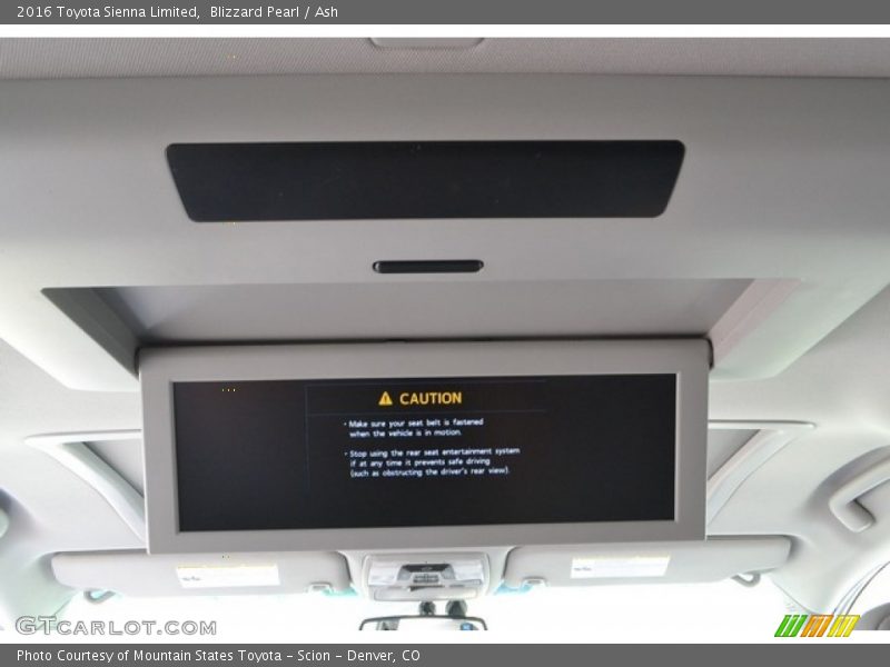 Blizzard Pearl / Ash 2016 Toyota Sienna Limited