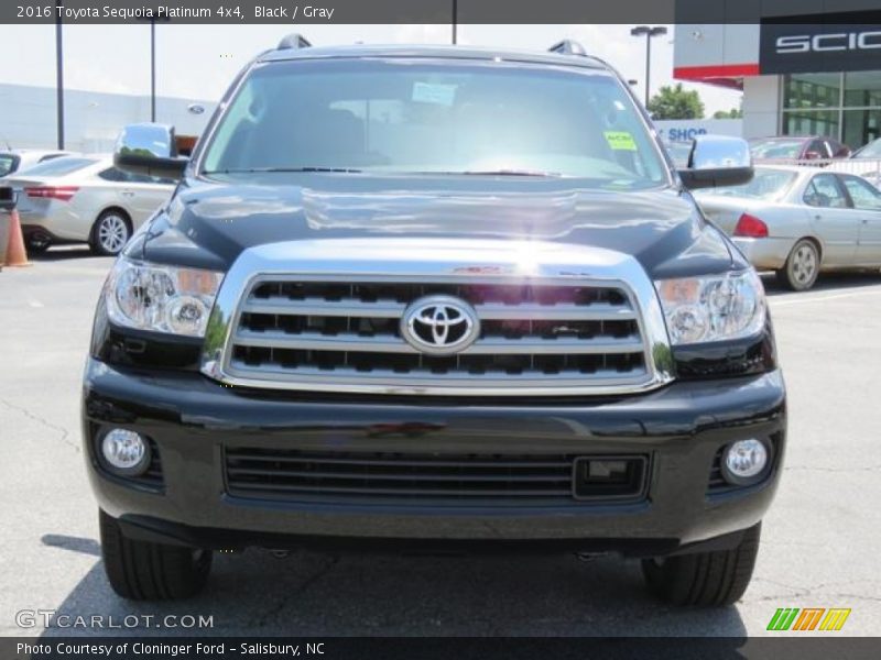 Black / Gray 2016 Toyota Sequoia Platinum 4x4