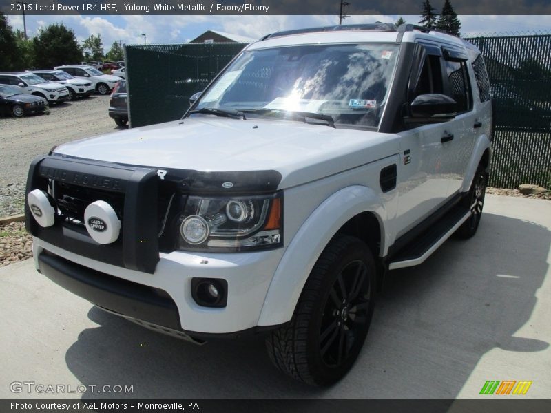 Yulong White Metallic / Ebony/Ebony 2016 Land Rover LR4 HSE